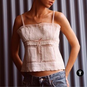 ZARA embroidered bow brand new medium